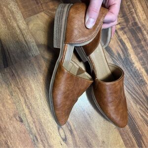 Brown Leather Women's Shoes
